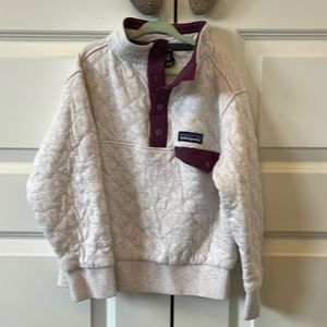 Patagonia quilted sweatshirt